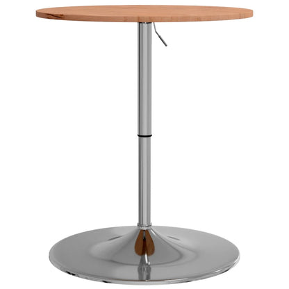 Mesa Alta De Madera Maciza De Haya Ø60x89,5 Cm_0