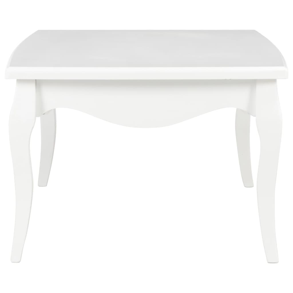 Mesa De Centro De Madera Maciza De Pino Blanco 110x60x40 Cm_1