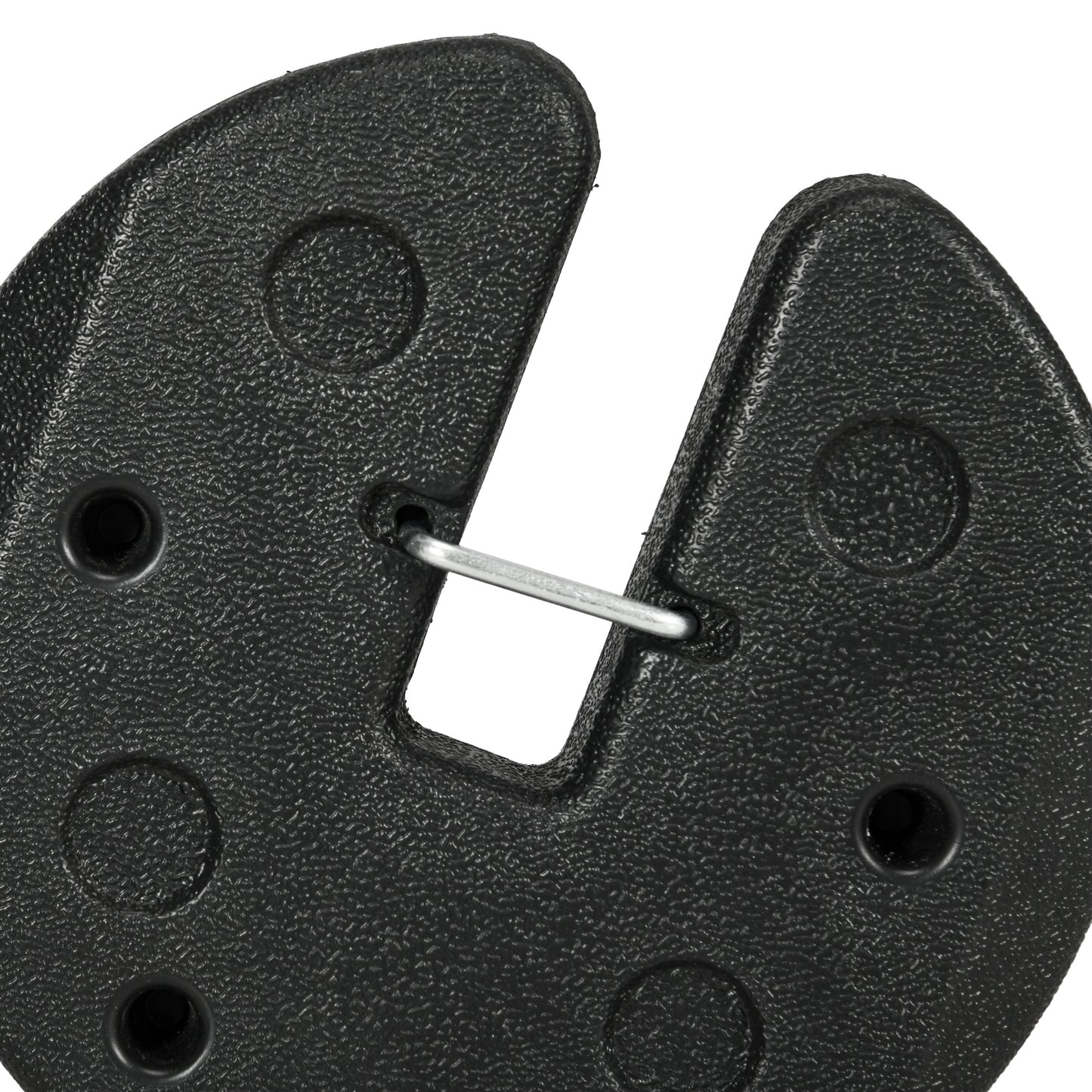 Outsunny Pack De 4 Pesos Para Carpas Plegables Rellenados Con Cemento Negro_3