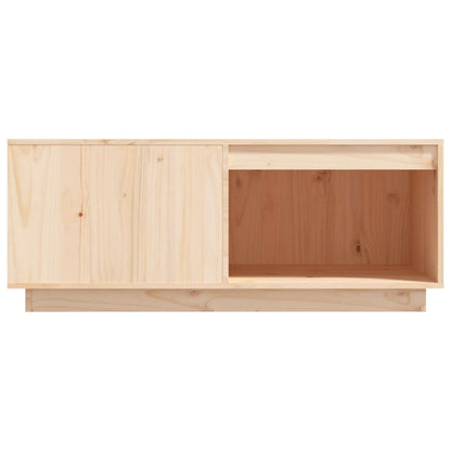 Mesa De Centro De Madera Maciza De Pino 100x101x40,5 Cm_3
