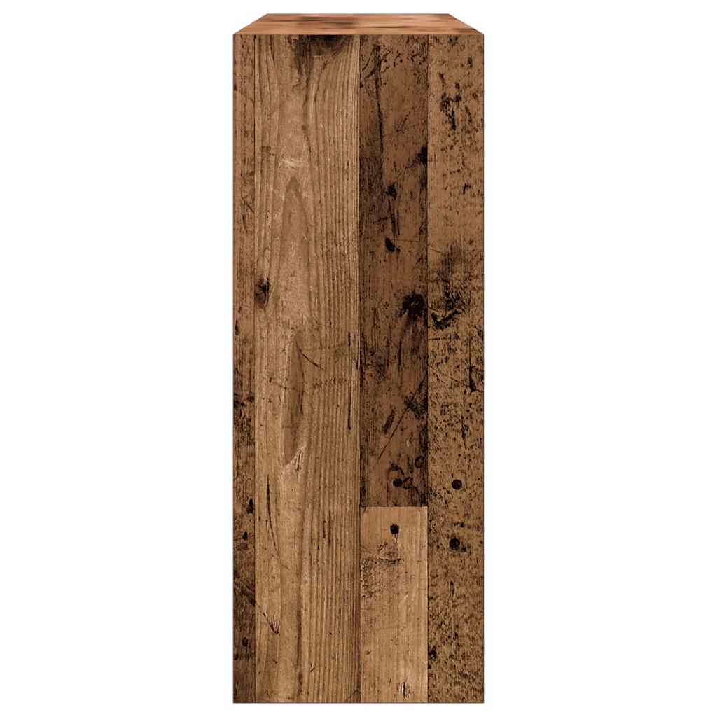 Mesa Consola Madera Contrachapada Envejecida 105x30x80 Cm_3