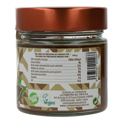 Crema de Avellanas y Cacao La Finestra Sul Cielo 200g