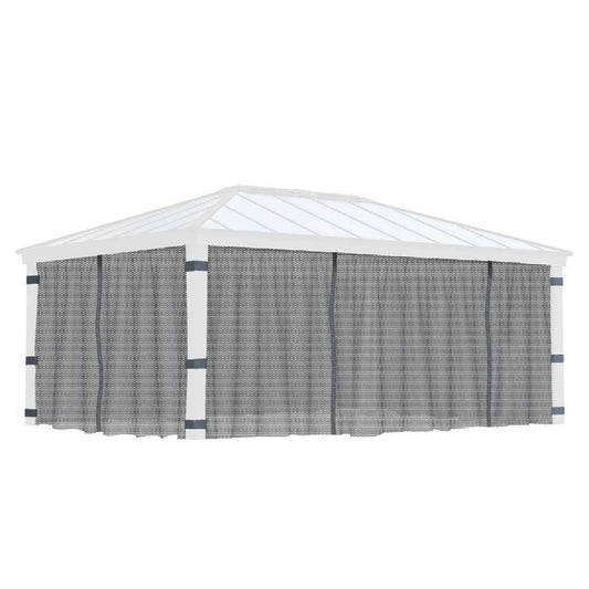 Set cortinas para gazebo cenador Dallas 422x607 Canopia