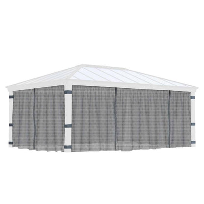 Set cortinas para gazebo cenador Dallas 422x607 Canopia
