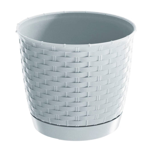 Maceta Ratolla Round 2,8l., Dimensiones (mm) 190x190x165, Color Blanco_0