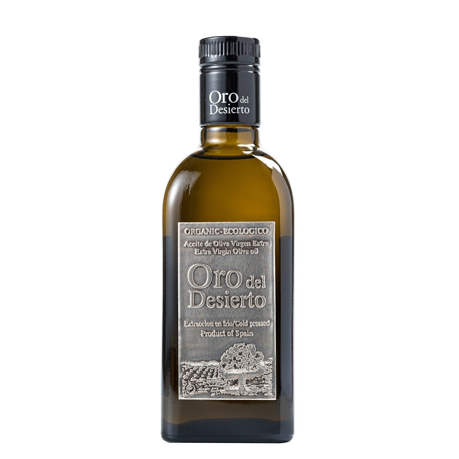 Aceite De Oliva Virgen Extra Ecológico Premium oro Del Desierto 500 Ml._0
