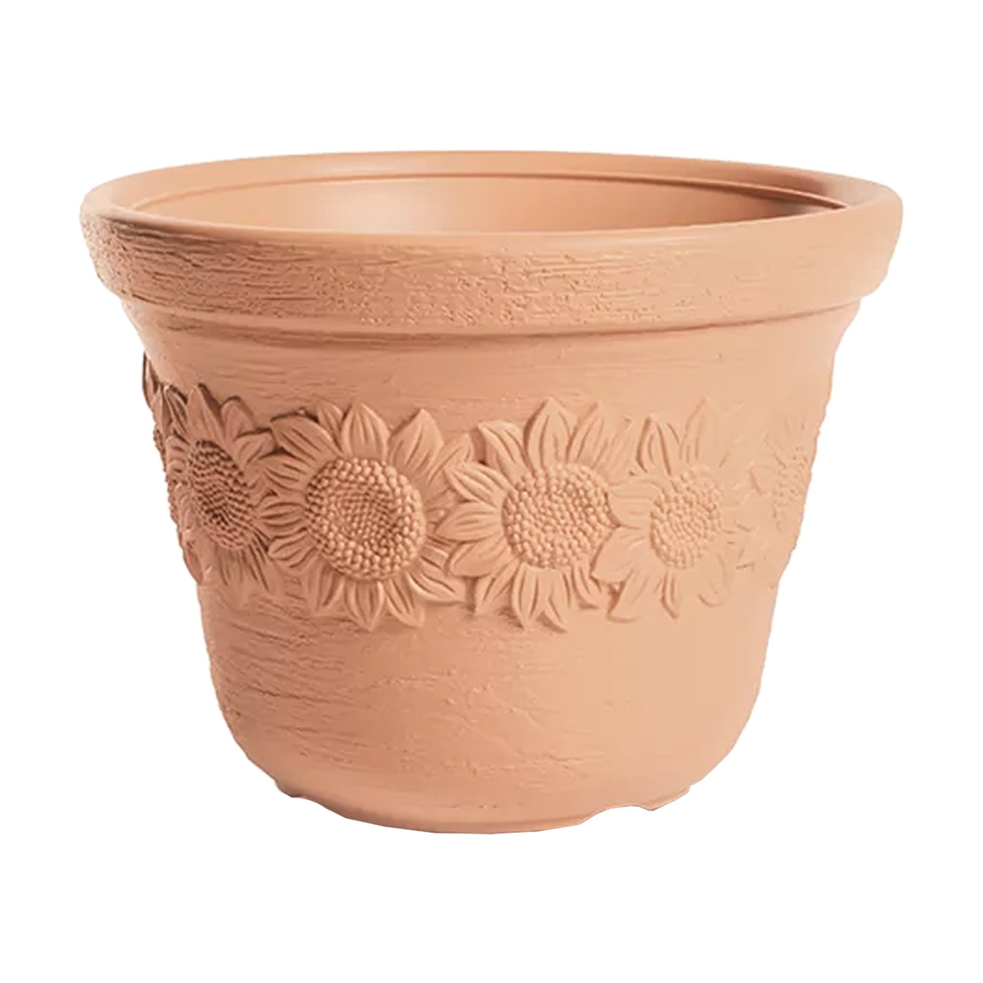 Maceta Sunny 8l., Dimensiones (mm) 300x300x225, Color Ladrillo_0