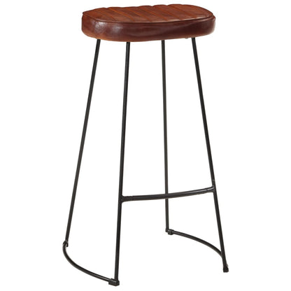 Taburetes De Bar Gavin 2 Uds Marrón Oscuro 44x37,5x78 Cm_1