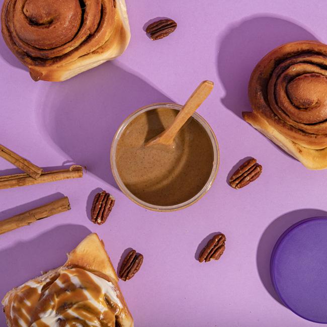 Crema de pecanas Cinnamon Roll de nueces y almendras Nut&Me 250 gr_