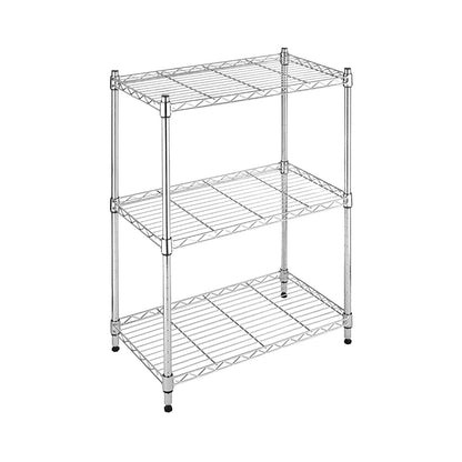 Estantería Metálica Con 3 Baldas Ajustables 76.2x58.9x34cm 240kg 7house_0