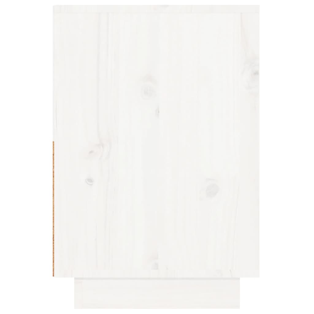 Mesitas De Noche 2 Uds Madera Maciza De Pino Blanco 60x34x51 Cm_3