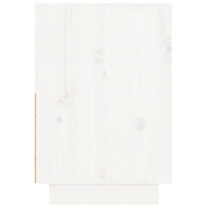 Mesitas De Noche 2 Uds Madera Maciza De Pino Blanco 60x34x51 Cm_3