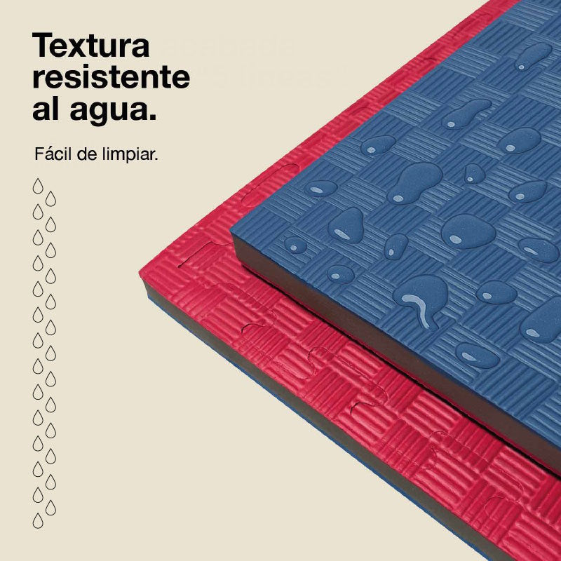Tatami Puzzle 2,5cm 100x100cm – Alta Densidad Azul/rojo Jowy_4