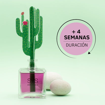 Ambientador Difusor Cactus Lavanda Deco Diffuser SYS Aromas 90 ml | Aroma Floral y Agreste | Relajante_4