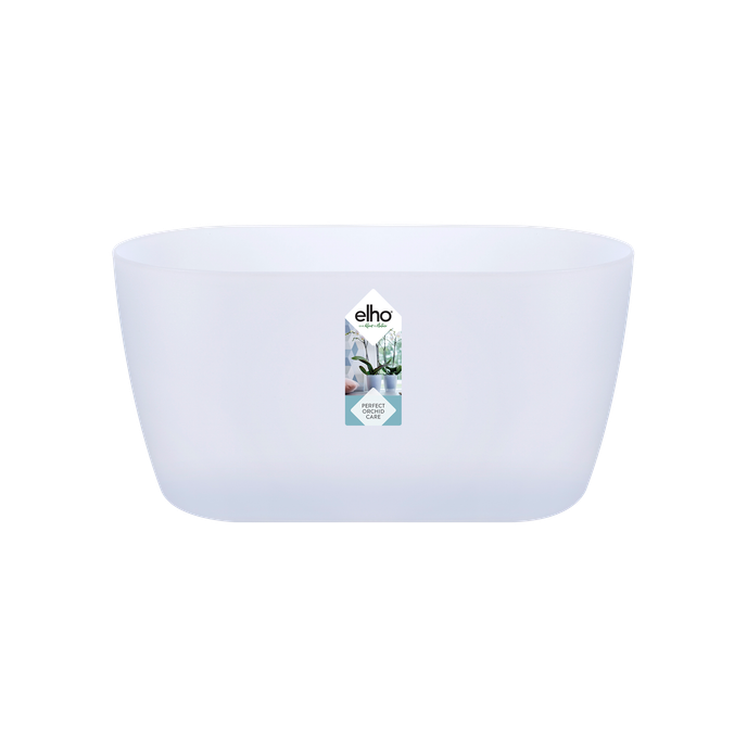 Macetero doble orquídeas Brussels orchid duo Elho transúcido