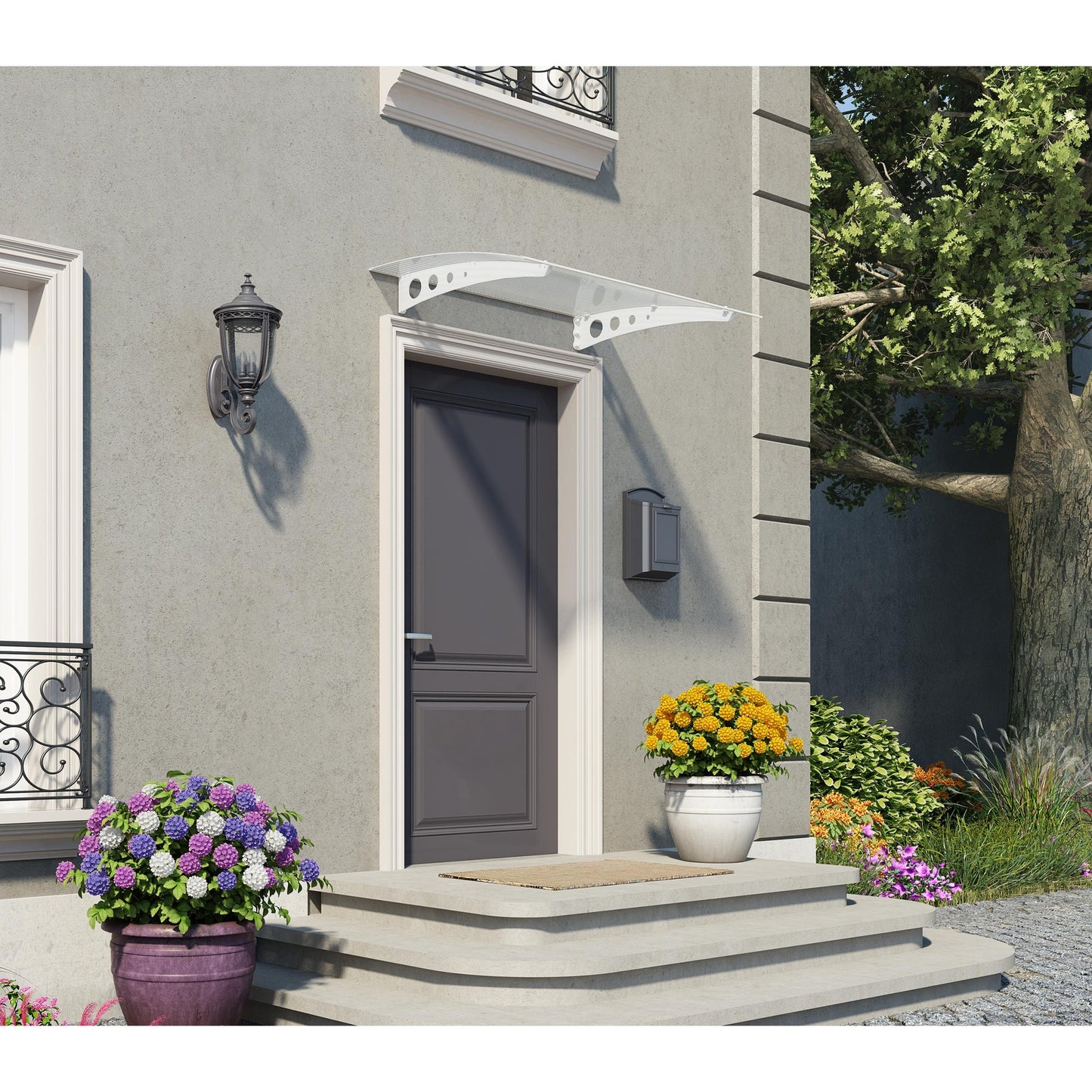 Marquesina para puerta Lyra 135x90 cm