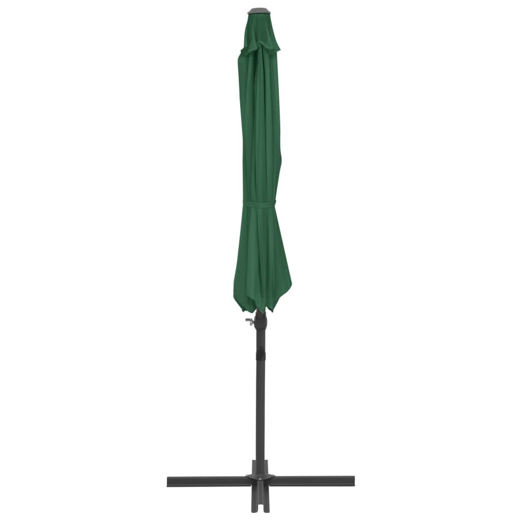 Vidaxl Sombrilla De Jardín Con Base Portátil Verde_4