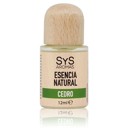 Esencia Natural Cedro SYS Aromas 12 ml | Aroma Oriental y Amaderado | Para Quemadores y Humidificadores_0