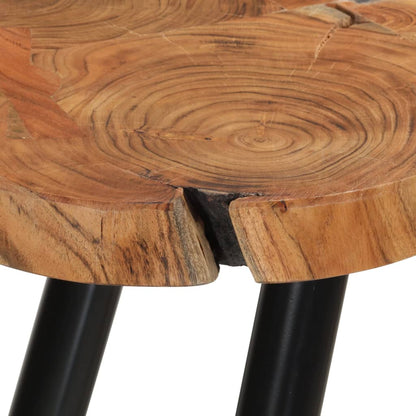 Mesa Alta De Troncos Madera Maciza De Acacia 90x54x105 Cm_2