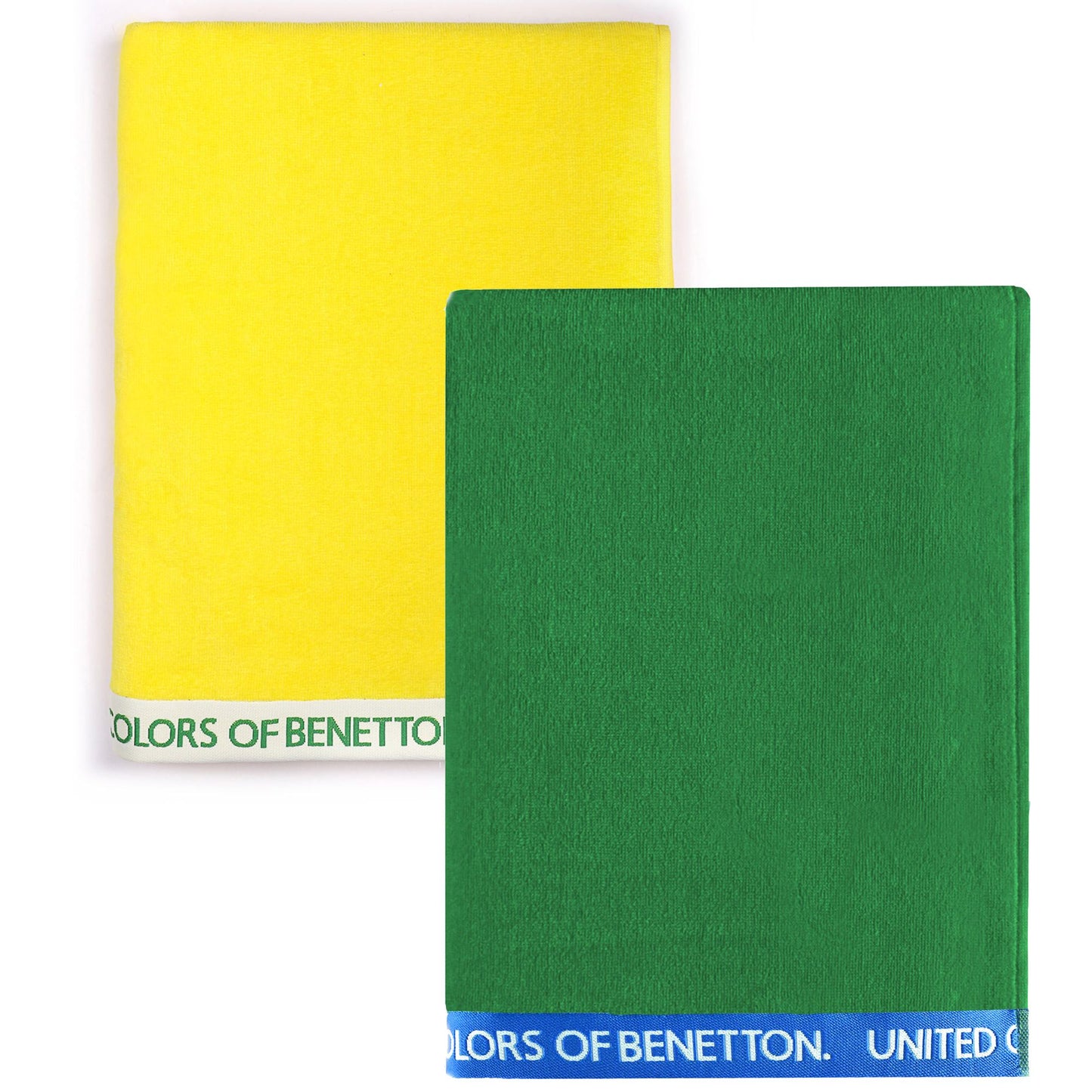 Set 2 Toalla De Playa 90x160cm 380gsm Velour 100%algodon Casa Benetton_0