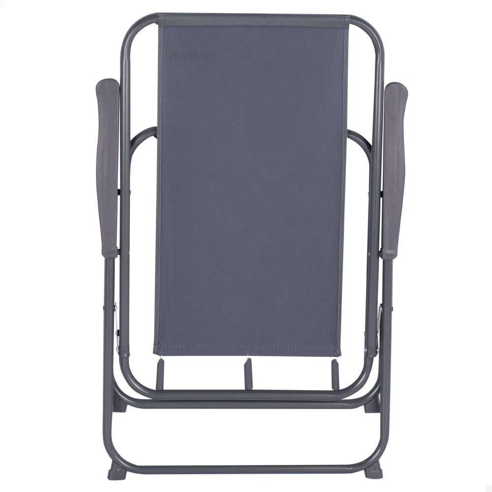 Aktive Silla Plegable Camping Antivuelco Gris_1