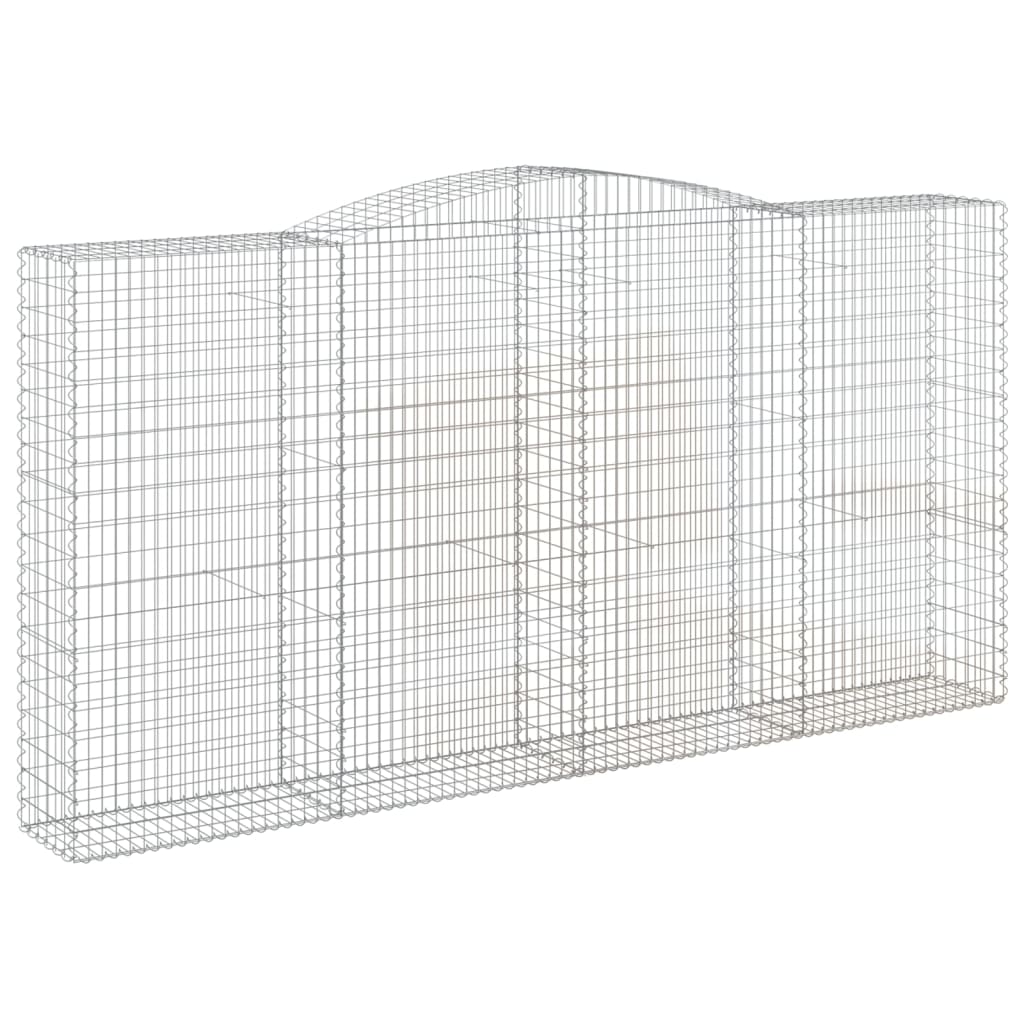 Cestas De Gaviones 15 Uds Forma De Arco Hierro 400x50x200/220cm_2
