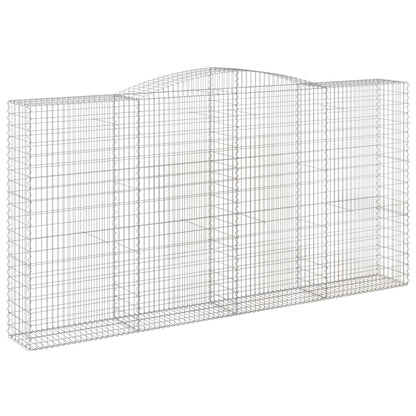 Cestas De Gaviones 7 Uds Forma De Arco Hierro 400x50x200/220 Cm_2