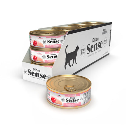 Dibaq Sense Cat Kitten Pollo Con Manzana (70 G X 12 Uds)_0