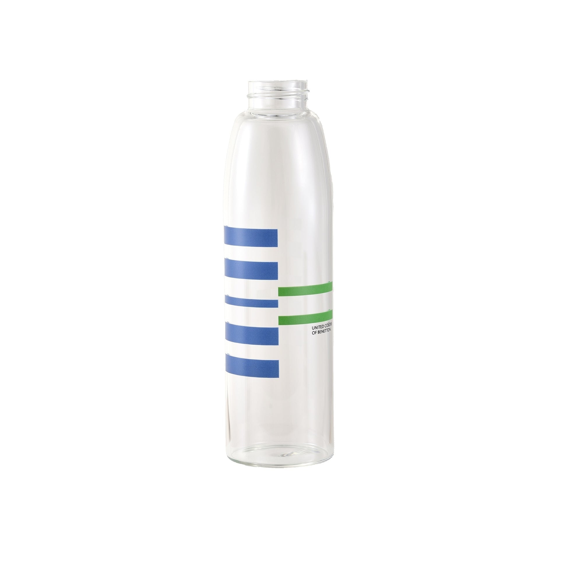 Botella De Agua 500ml Borosilicato Funda Azul Y Tapa De Grifo Rainbow Be_3