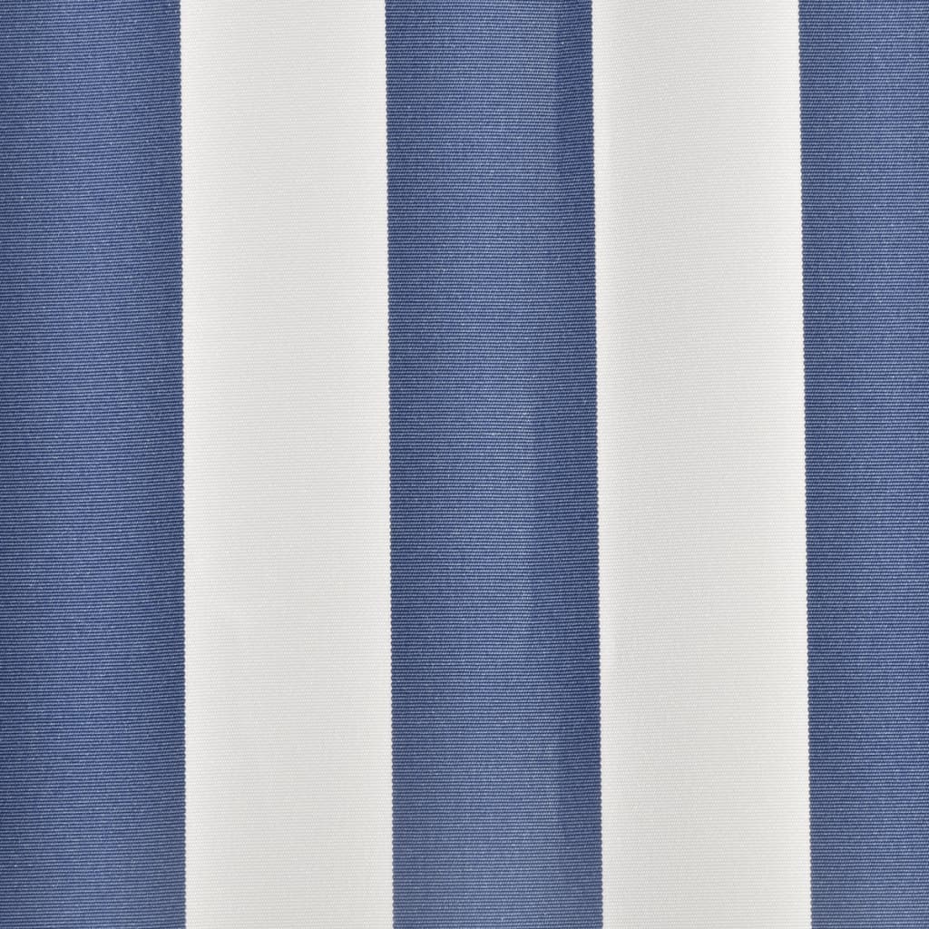 Tela De Repuesto Para Toldo Azul Y Blanco 4,5x3 M Poliéster_2