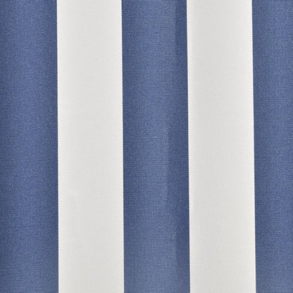 Tela De Repuesto Para Toldo Azul Y Blanco 4,5x3 M Poliéster_2