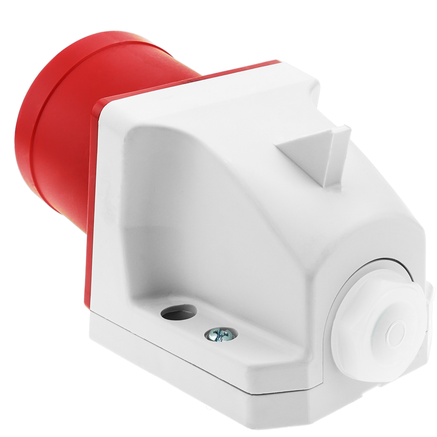 Base De Enchufe Industrial Cetac 90º Macho 3p+t+n 32a 380v Ip44 De Superficie_1