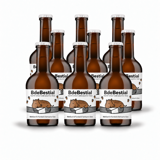 Cerveza Bdebestial Pastry Stout Sin Gluten 33cl Pack 9 Unidades_0