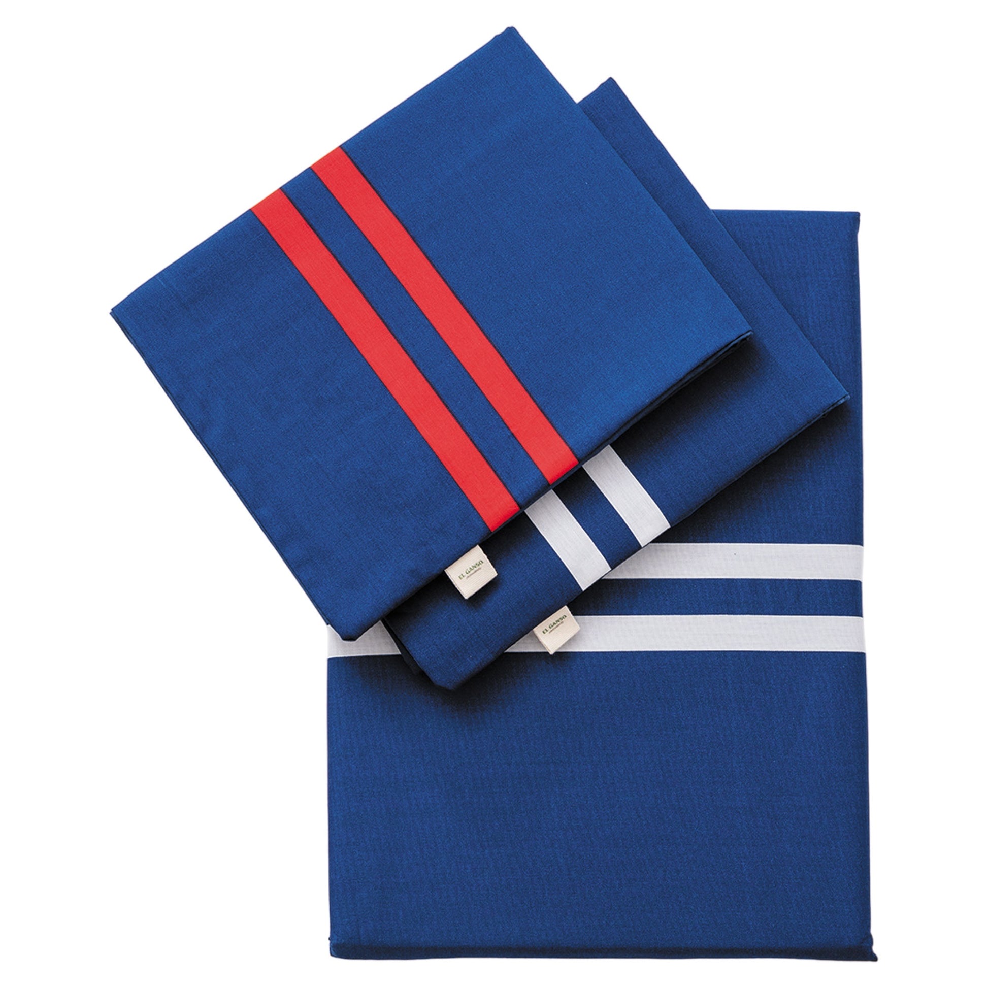 Juego De 4pzs King Azul Marino 100% Algodón 180tc. El Lujo Que Tu Cama Merece.