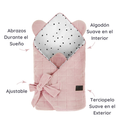 Saco Capazo Cuco Royal Baby Pink