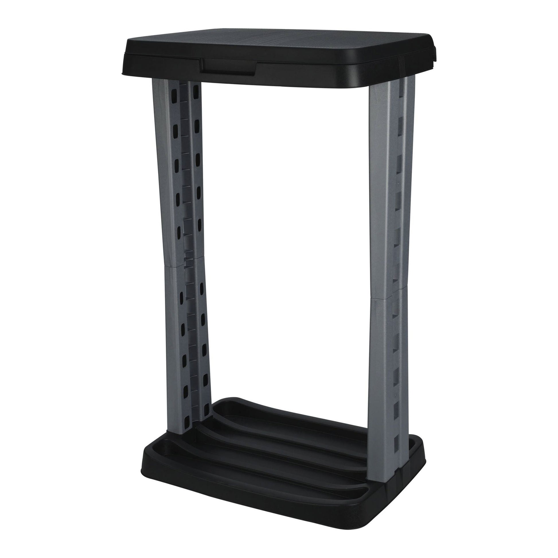 Well Home Porta Bolsas De Basura 60l En Color Antracita 100% Reciclable 43x31x9,5cm_0