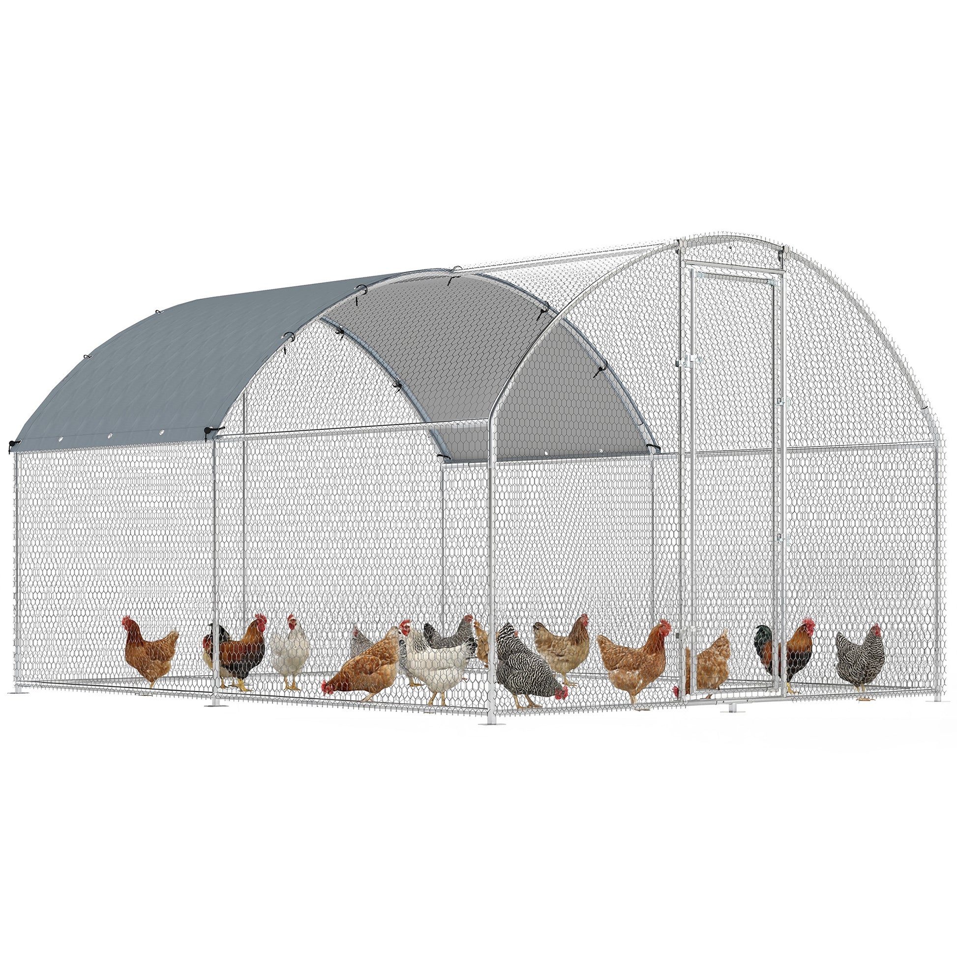 Pawhut Gallinero Para Exterior Grande 2_0