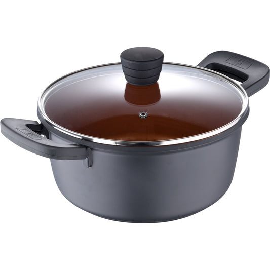 Cacerola Antiadherente 24cm 4,5l Bronze San Ignacio_0