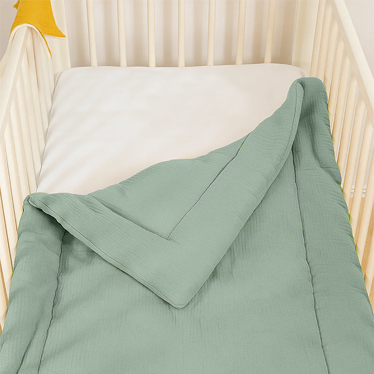Edredón De Algodón Orgánico Verde_3