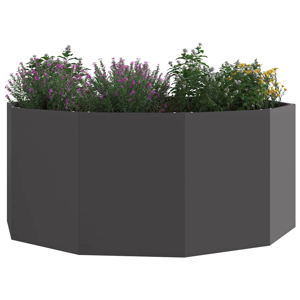 Jardinera Negro 120 X 120 X 50 Cm Acero_2