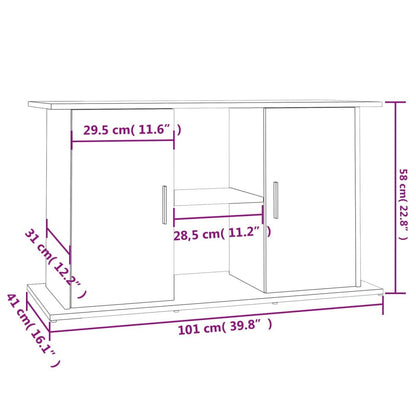 Vidaxl Soporte Para Acuario Madera De Ingeniería Negro 101x41x58 Cm_2