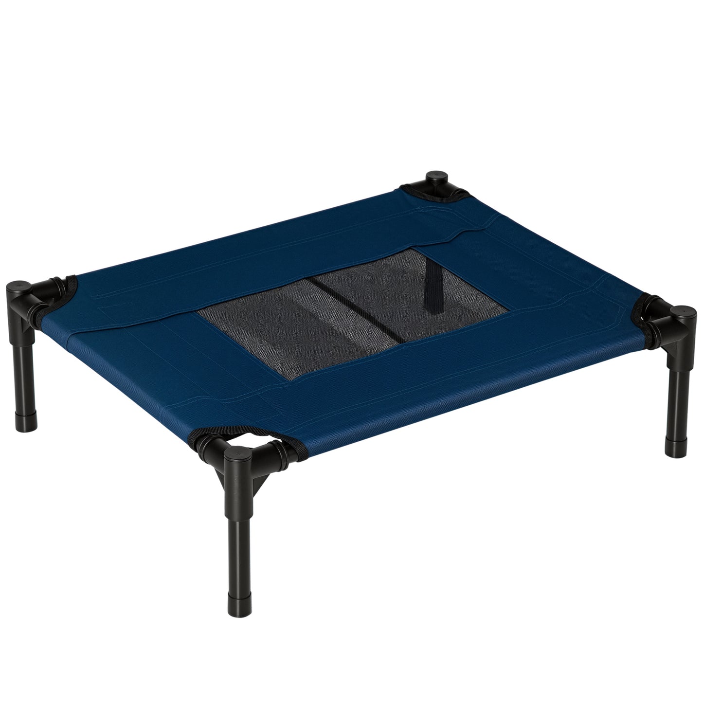 Pawhut Cama Elevada Perros Con Malla Transpirable Tela Oxford 61x46x18 Cm Azul_0