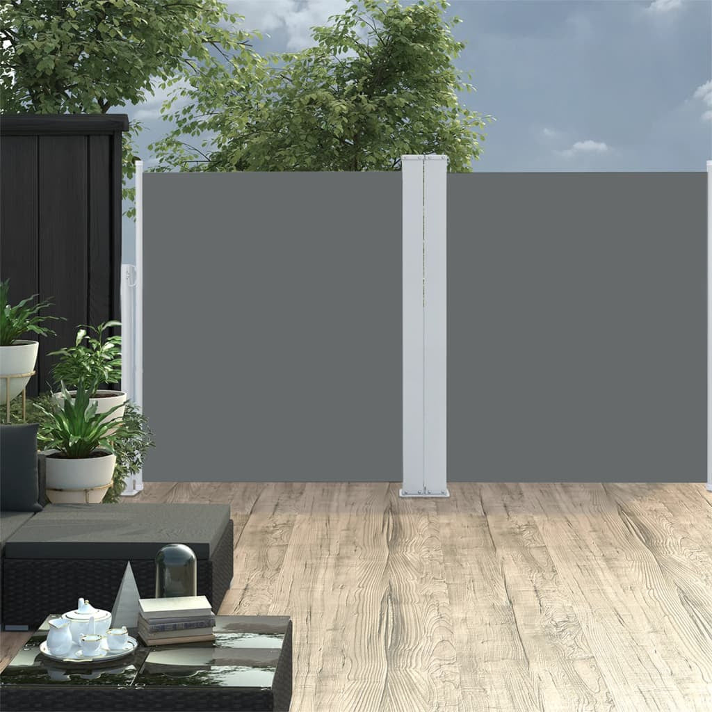 Vidaxl Toldo Lateral Retráctil Gris Antracita 140x600 Cm_1