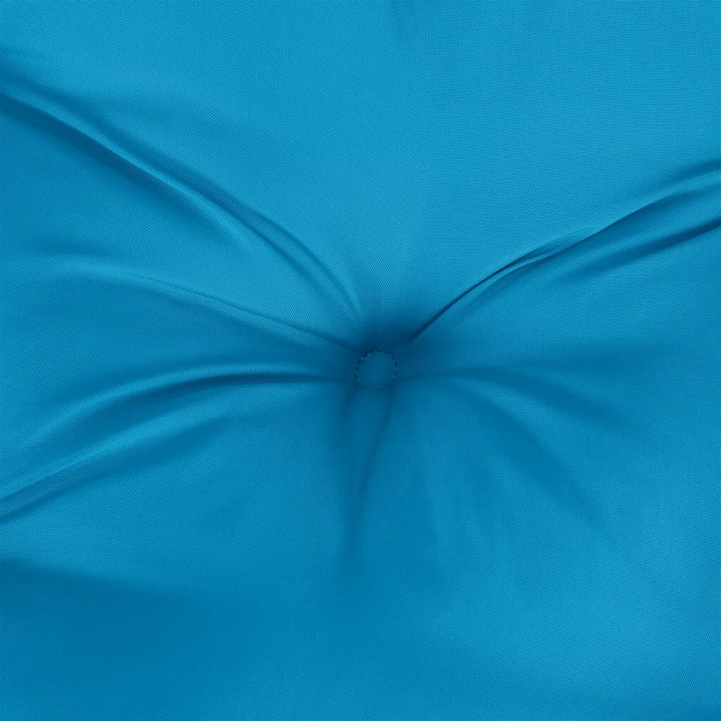 Vidaxl Cojín De Banco De Jardín Tela Oxford Azul 100x50x7 Cm_4