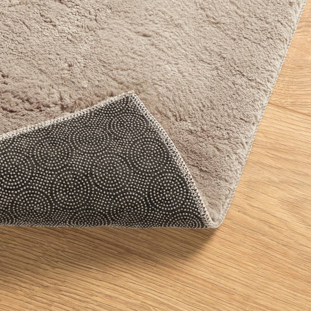Vidaxl Alfombra De Pelo Corto Suave Lavable Huarte Arena 200x280 Cm_4