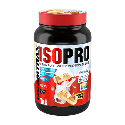 Isopro Cfm - 1kg - Crema Blanca De Avellanas Tostadas - Proteína De Aislado De Suero Isolate - Quamtrax_0