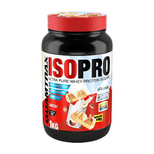 Isopro Cfm - 1kg - Crema Blanca De Avellanas Tostadas - Proteína De Aislado De Suero Isolate - Quamtrax_0