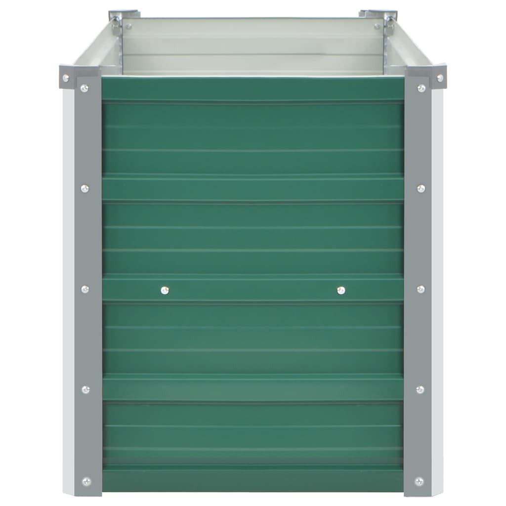 Arriate De Jardín De Acero Galvanizado Verde 100x40x45 Cm_4