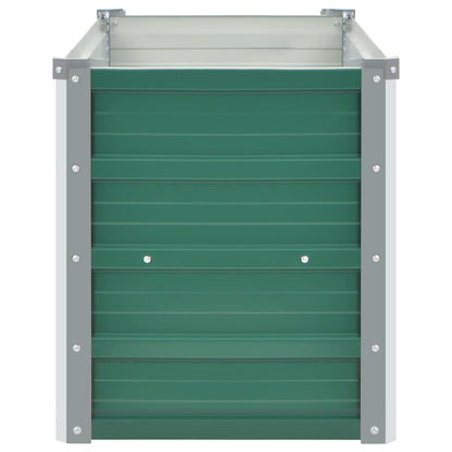 Arriate De Jardín De Acero Galvanizado Verde 100x40x45 Cm_4
