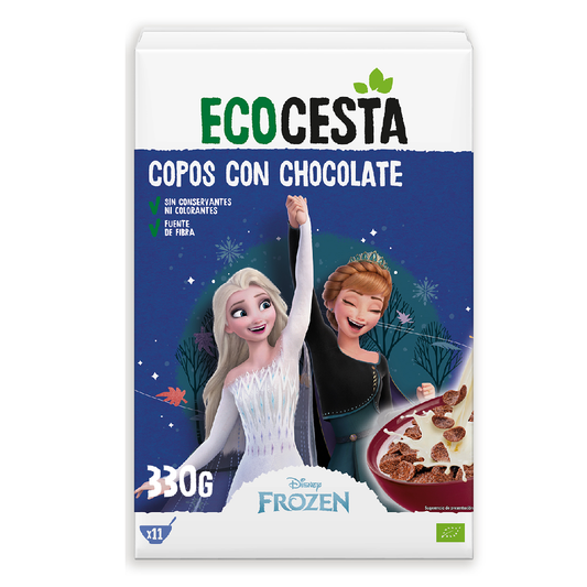 Copos de Cereales con Chocolate Maíz Bio edición Disney Ecocesta 330 g